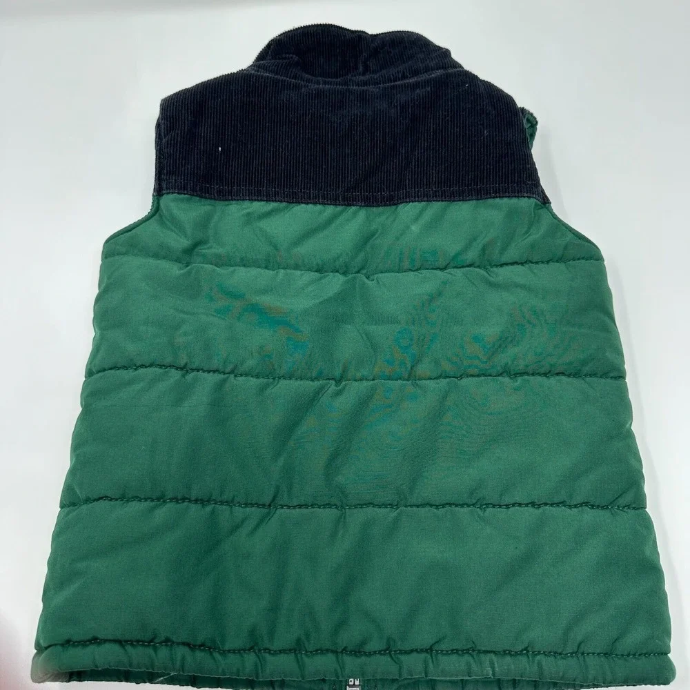 Carters Kids 3T Puffer Vest - Green Vest Navy‎ Coruroy Top-Full Zip w/ Pockets